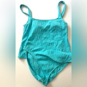 La Blanca Aqua Blue Diamond Tankini 14
